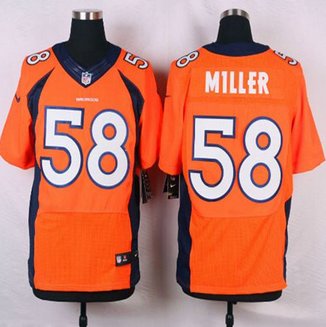 NEW Denver Broncos #58 Von Miller Orange Team Color Men's Stitched NFL New Elite Jersey NEW Denver Broncos #58 Von Miller Orange Team Color Men's Stitched NFL New Elite Jersey