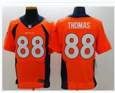 New Denver Broncos #88 Demaryius Thomas Orange Team Color NFL New Elite Jersey