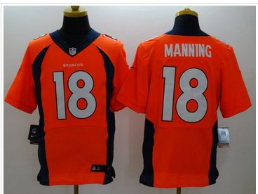 NEW Denver Broncos #18 Peyton Manning Orange Team Color NFL New Elite Jersey NEW Denver Broncos #18 Peyton Manning Orange Team Color NFL New Elite Jersey