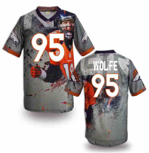 New Denver Broncos 95# Derek Wolfe Team Color NFL Elite Fanatical Version Jersey New Denver Broncos 95# Derek Wolfe Team Color NFL Elite Fanatical Version Jersey