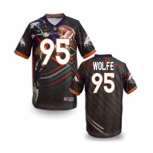 New Denver Broncos 95 Derek Wolfe Team Color NFL Elite Fanatical Version Jersey New Denver Broncos 95 Derek Wolfe Team Color NFL Elite Fanatical Version Jersey