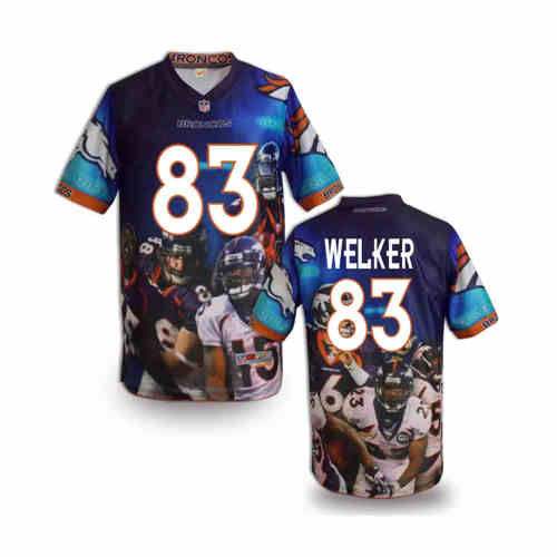 New Denver Broncos 83# Wes Welker Team Color NFL Elite Fanatical Version Jersey New Denver Broncos 83# Wes Welker Team Color NFL Elite Fanatical Version Jersey