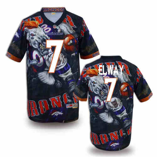 New Denver Broncos 7 John Elway Team Color Elite Fanatical Version Jerseys New Denver Broncos 7 John Elway Team Color Elite Fanatical Version Jerseys