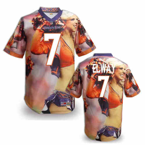 New Denver Broncos 7 John Elway Color NFL Elite Fanatical Version Jerseys New Denver Broncos 7 John Elway Color NFL Elite Fanatical Version Jerseys