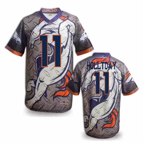 New Denver Broncos 11 Trindon Holliday Team Color NFL Elite Fanatical Version Jersey New Denver Broncos 11 Trindon Holliday Team Color NFL Elite Fanatical Version Jersey