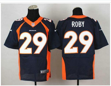 NEW Denver Broncos #29 Bradley Roby Navy Blue NFL New Elite Jersey NEW Denver Broncos #29 Bradley Roby Navy Blue NFL New Elite Jersey