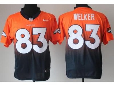 NEW Denver Broncos 83 Wes Welker Orange Blue Drift Fashion II Elite NFL Jerseys NEW Denver Broncos 83 Wes Welker Orange Blue Drift Fashion II Elite NFL Jerseys