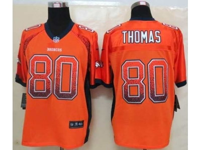 NEW jerseys denver broncos #80 thomas orange(Elite drift fashion) NEW jerseys denver broncos #80 thomas orange(Elite drift fashion)