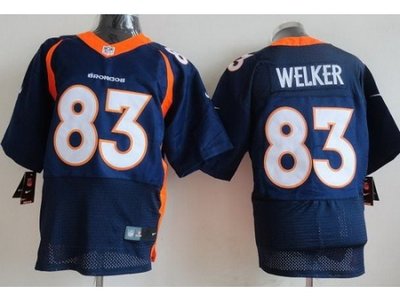 013 NFL NEW Denver Broncos 83 Wes Welker Blue Jerseys(Elite) 013 NFL NEW Denver Broncos 83 Wes Welker Blue Jerseys(Elite)