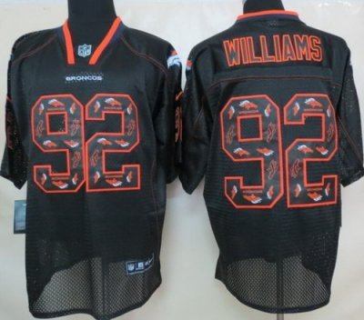 NEW Denver Broncos 92 Sylvester Williams Light Out Black Elite NFL Jerseys NEW Denver Broncos 92 Sylvester Williams Light Out Black Elite NFL Jerseys