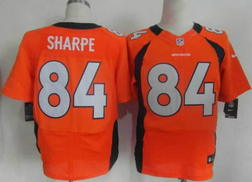 NEW NFL Denver Broncos 84 Sharpe Orange Jerseys(Elite) NEW NFL Denver Broncos 84 Sharpe Orange Jerseys(Elite)