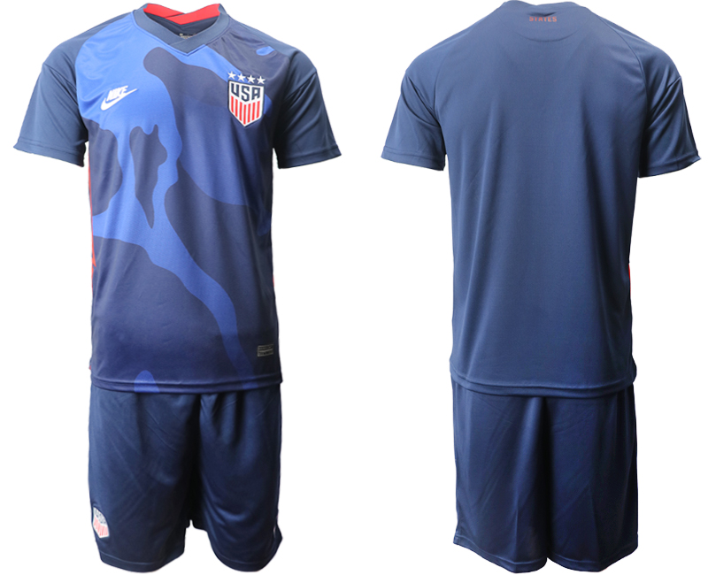 Men's USA Blank Away Soccer Jersey