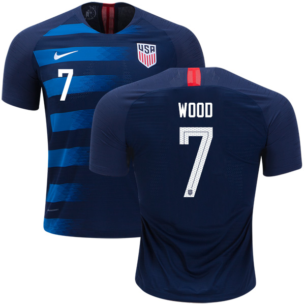 USA #7 Wood Away Soccer Country Jersey