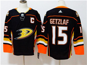 Adidas Ducks #15 Ryan Getzlaf Black Jersey