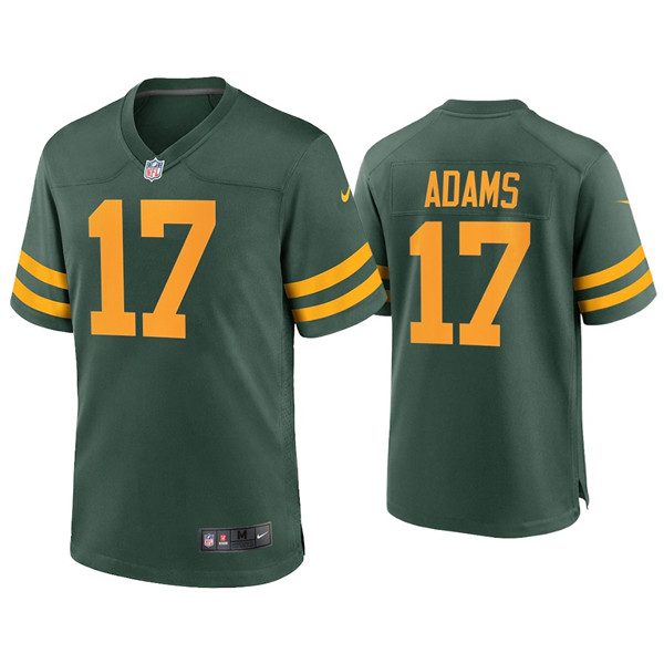 Men's Packers #17 Davante Adams Green Alternate Limited Jersey Men's Packers #17 Davante Adams Green Alternate Limited Jersey