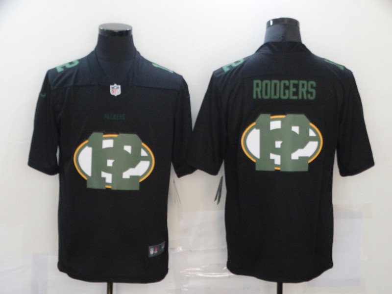 Nike Packers 12 Aaron Rodgers Black Shadow Logo Limited Jersey Nike Packers 12 Aaron Rodgers Black Shadow Logo Limited Jersey