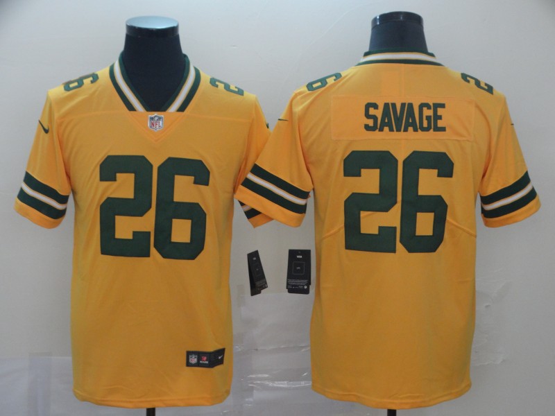 Nike Packers 26 Darnell Savage Jr. Gold Inverted Legend Limited Jersey Nike Packers 26 Darnell Savage Jr. Gold Inverted Legend Limited Jersey