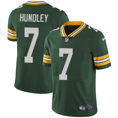 Nike Packers #7 Brett Hundley Green Team Color Men's Vapor Untouchable Limited Player NFL Jersey Nike Packers #7 Brett Hundley Green Team Color Men's Vapor Untouchable Limited Player NFL Jersey
