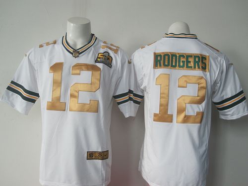Nike Packers #12 Aaron Rodgers White Super Bowl 50 Collection Men's Stitched NFL Game Collection Jersey Nike Packers #12 Aaron Rodgers White Super Bowl 50 Collection Men's Stitched NFL Game Collection Jersey