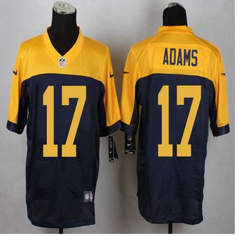 New Green Bay Packers #17 Davante Adams Navy Blue Alternate Men's Stitched NFL New Elite Jersey