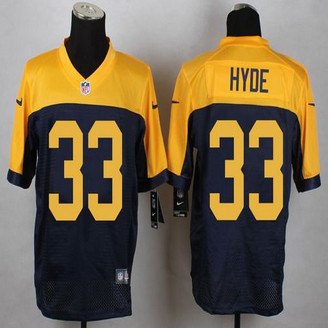 New Green Bay Packers #33 Micah Hyde Navy Blue Alternate Men's Stitched NFL New Elite Jersey