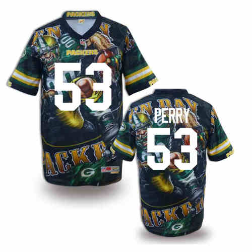 New Green Bay Packers #53 Perry Team Color Elite Fanatical Version Jersey New Green Bay Packers #53 Perry Team Color Elite Fanatical Version Jersey