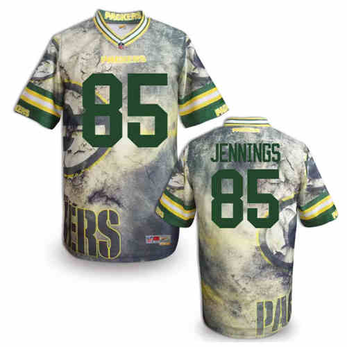 New Green Bay Packers #85 Greg Jennings Team Color NFL Elite Fanatical Version Jersey