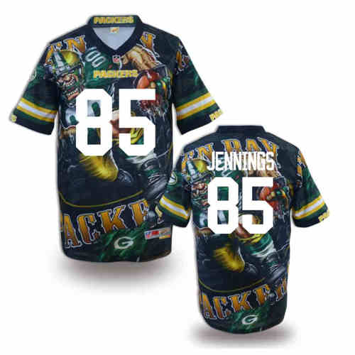 New Green Bay Packers #85 Greg Jennings Team Color Elite Fanatical Version Jersey