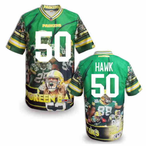 New Green Bay Packers #50 A.J.Hawk Team Color NFL Elite Fanatical Version Jerseys New Green Bay Packers #50 A.J.Hawk Team Color NFL Elite Fanatical Version Jerseys