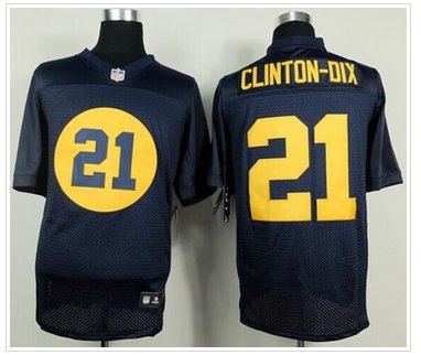 NEW Green Bay Packers #21 Ha Ha Clinton-Dix Navy Blue Alternate NFL Elite Jersey