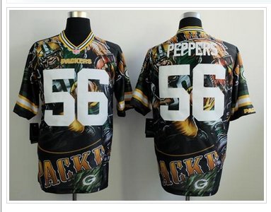 NEW Packers #56 Julius Peppers Team Color NFL Elite Fanatical Version Jersey