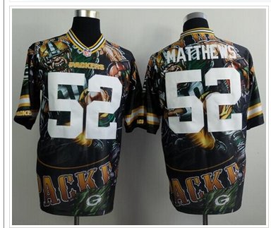 NEW Packers #52 Clay Matthews Team Color NFL Elite Fanatical Version Jersey