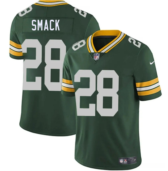 Men's Green Bay Packers #28 Trey Smack Green 2026 Draft Vapor Untouchable Limited Stitched Football Jersey