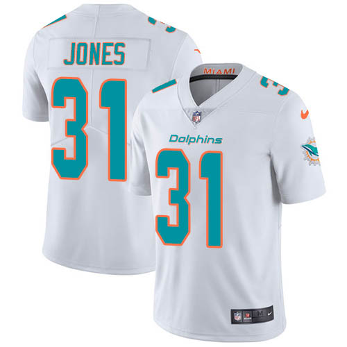 Nike Dolphins #31 Byron Jones White Men's Stitched NFL Vapor Untouchable Limited Jersey Nike Dolphins #31 Byron Jones White Men's Stitched NFL Vapor Untouchable Limited Jersey