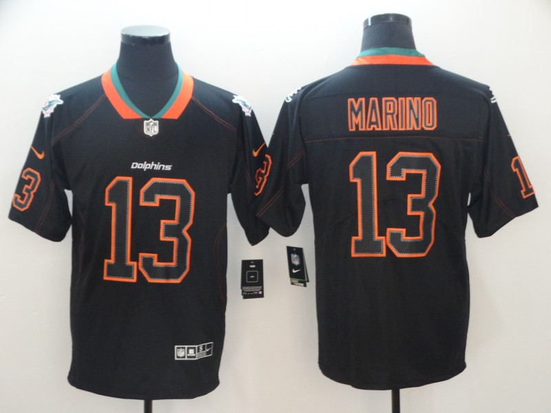 Nike Dolphins 13 Dan Marino Black Shadow Legend Limited Jersey Nike Dolphins 13 Dan Marino Black Shadow Legend Limited Jersey