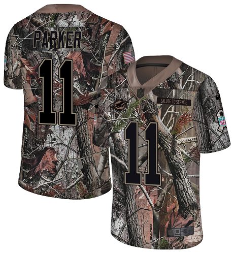 Nike Dolphins #11 DeVante Parker Camo Men's Stitched NFL Limited Rush Realtree Jersey Nike Dolphins #11 DeVante Parker Camo Men's Stitched NFL Limited Rush Realtree Jersey