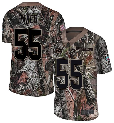 Nike Dolphins #55 Jerome Baker Camo Men's Stitched NFL Limited Rush Realtree Jersey Nike Dolphins #55 Jerome Baker Camo Men's Stitched NFL Limited Rush Realtree Jersey
