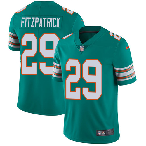 Nike Dolphins #29 Minkah Fitzpatrick Aqua Green Alternate Men's Stitched NFL Vapor Untouchable Limited Jersey Nike Dolphins #29 Minkah Fitzpatrick Aqua Green Alternate Men's Stitched NFL Vapor Untouchable Limited Jersey