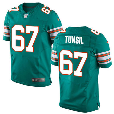 Nike Dolphins #67 Laremy Tunsil Aqua Green Alternate Men's Stitched NFL Elite Jersey Nike Dolphins #67 Laremy Tunsil Aqua Green Alternate Men's Stitched NFL Elite Jersey