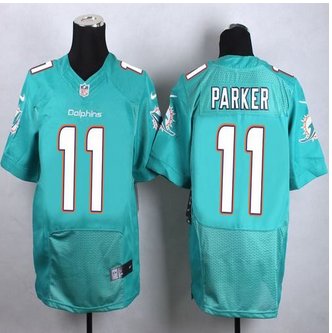 New Miami Dolphins #11 DeVante Parker Aqua Green Team Color Men's Stitched NFL New Elite jersey New Miami Dolphins #11 DeVante Parker Aqua Green Team Color Men's Stitched NFL New Elite jersey