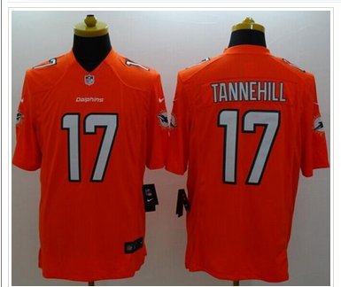 NEW Miami Dolphins #17 Ryan Tannehill Orange Alternate NFL Limited Jersey NEW Miami Dolphins #17 Ryan Tannehill Orange Alternate NFL Limited Jersey