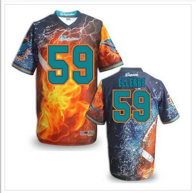 Miami Dolphins #59 ELLERBE Men's Stitched NFL Elite Fanatical Version Jersey (9)