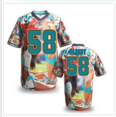 Miami Dolphins #58 DANSBY Men's Stitched NFL Elite Fanatical Version Jersey (5)