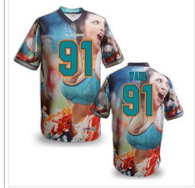 Miami Dolphins #91 WAKE Men's Stitched NFL Elite Fanatical Version Jersey (7) Miami Dolphins #91 WAKE Men's Stitched NFL Elite Fanatical Version Jersey (7)
