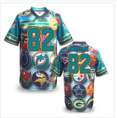 Miami Dolphins #82 HARTLINE Men's Stitched NFL Elite Fanatical Version Jersey (8)