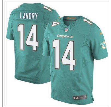 NEW Miami Dolphins #14 Jarvis Landry Aqua Green Team Color NFL New Elite Jersey NEW Miami Dolphins #14 Jarvis Landry Aqua Green Team Color NFL New Elite Jersey