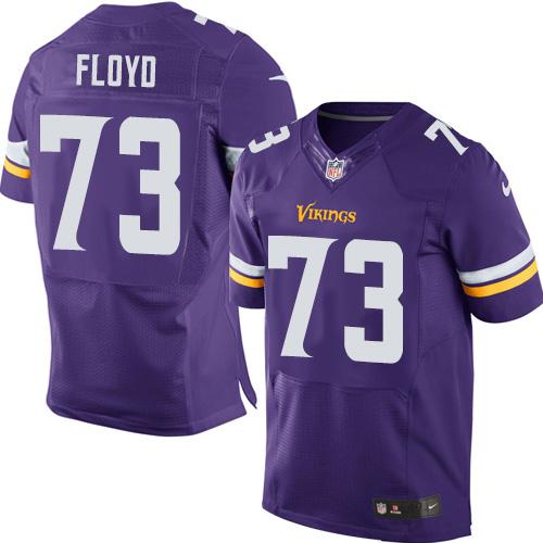 Nike Vikings #73 Sharrif Floyd Purple Team Color Men's Stitched NFL Elite Jersey Nike Vikings #73 Sharrif Floyd Purple Team Color Men's Stitched NFL Elite Jersey