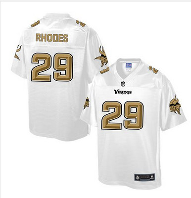 Nike Vikings #29 Xavier Rhodes White Men's NFL Pro Line Fashion Game Jersey