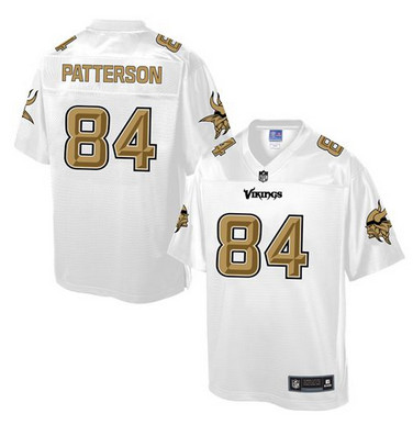 Nike Vikings #84 Cordarrelle Patterson White Men's NFL Pro Line Fashion Game Jersey