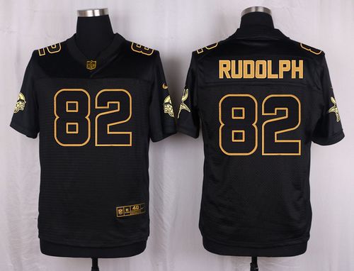 Nike Vikings #82 Kyle Rudolph Black Men's Stitched NFL Elite Pro Line Gold Collection Jersey Nike Vikings #82 Kyle Rudolph Black Men's Stitched NFL Elite Pro Line Gold Collection Jersey